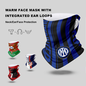 Passamontagna Invernale Personalizzato per Club di Calcio, Caldo in Pile con Cappuccio e Protezione per Orecchie, Antivento per Climi Freddi - Product Image 1