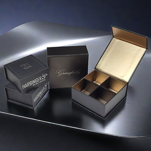 Custom Luxury Gold Cardboard Book-Shaped Gift <b>Box</b> <b>Magnetic</b> Closure Customized Recyclable Glossy/Matt Lamination Embossing - Product Image 5