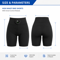 Shorts de yoga chauffants intelligents EMS pour femmes, stimulateur musculaire, gainant, taille haute, rehausseur de fessiers, sans fil, pour l'entraînement sportif