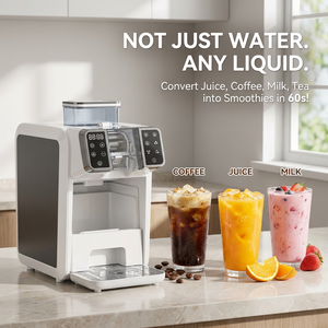 เครื่องทำน้ำแข็งแบบพกพา 2-in-1 รุ่น SC-6201 สำหรับปาร์ตี้ ของขวัญ ใช้ในรถยนต์ โรงแรม พร้อมระบบควบคุม LED อัจฉริยะ ทำน้ำแข็งปั่นได้ - Product Image 3