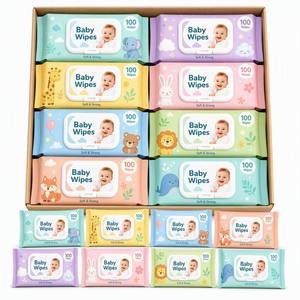 Toallitas Húmedas para Bebé con Logotipo Personalizado de Fábrica, Paquete Grande, Baja Irritación, OEM - Product Image 1
