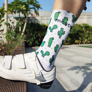 Mcycle verano Aero personalizado compresión Deporte Calcetines fino equipo impreso bicicleta de punto corredores para venta al por mayor - Product Image 5