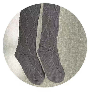 Di Inverno delle ragazze In Maglia Della Coscia Della Gamba Scaldini del Ginocchio Novità di Alta Cavo di Avvio Calzini - Product Image 6