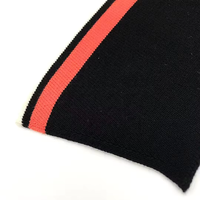 1*1 Jacquard Stretch Stripe Ribbing Knit Poignets Cotton Rib Knit Collar Band