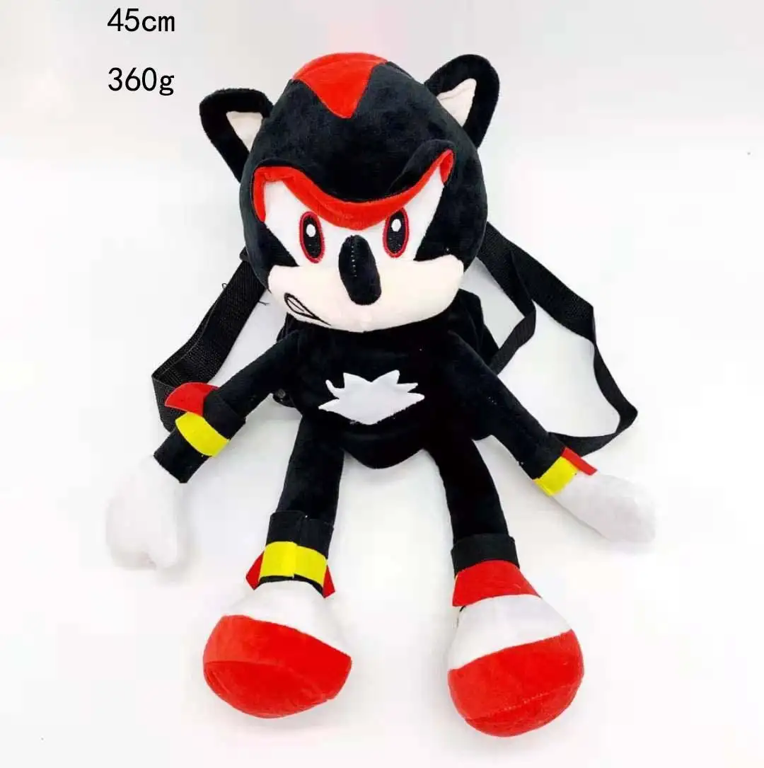 2022 Cheap Wholesale Super Sonic Plush Backpack Soft Toys Stuffed Animal Figures Dolls Kids Plush Toys in Bulk