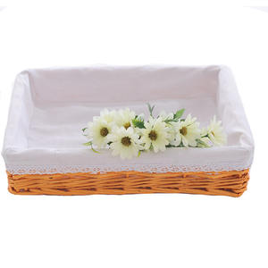 Conteneur de <span class=keywords><strong>panier</strong></span> en osier de cuisine détachable, matériel à doublure - Product Image 5