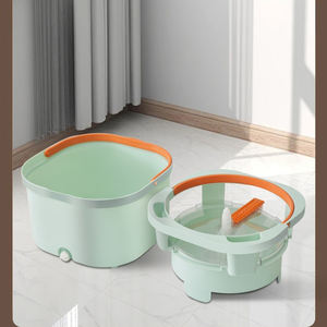 Juego de cubo para fregona con manos libres para limpieza de autofiltro giratorio 360, agua sucia y limpia separada para una limpieza eficiente del suelo - Product Image 4