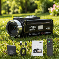 4K 超高清 48MP WiFi 18 倍变焦 3.0 英寸触摸屏 红外夜视 Vlog 社交媒体共享视频数码摄像机