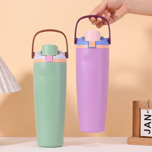 Nuevo Vaso Personalizado con Logotipo, Vaso Aislado de Acero Inoxidable de 30 Oz, Vaso Deportivo Portátil de Gran Capacidad, Vaso de Viaje con Pajita para Bebidas Frías - Product Image 6