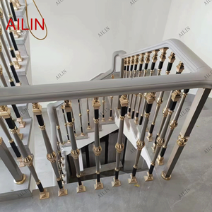 Cầu thang lan can cột tùy chỉnh nhà máy bán hàng trực tiếp cầu thang lan can biệt thự lan can trong nhà - Product Image 5