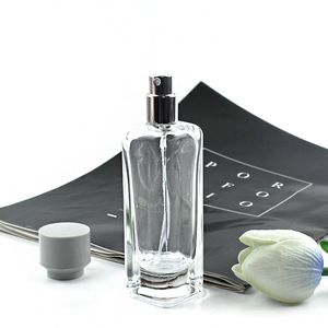 Botella de fragancia cuadrada simple de 50ml al por mayor de fábrica, spray de viaje pequeño y portátil, delicado. - Product Image 2