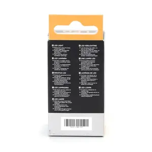 Bombilla LED G45 E14 4W transparente, económica y de larga duración, ideal para iluminación decorativa y ambiental. - Product Image 2