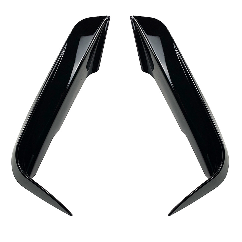Front wind blade, piano black