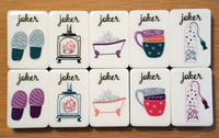 En stock : Jeu de société Mahjong américain de la collection Bookish – Livres, café et design d'intérieur confortable