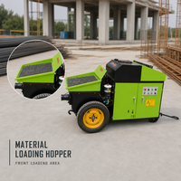 Pompe à béton pour structures secondaires, pompe à mortier à granulats fins pour le coulage de colonnes, petite pompe à béton, fourniture d'usine HL-HB15B