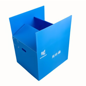 Nhà máy giá rẻ giá tái sử dụng <span class=keywords><strong>PP</strong></span> Poly hộp carton có thể gập lại sóng nhựa doanh thu vận chuyển trường hợp vận chuyển thùng - Product Image 1