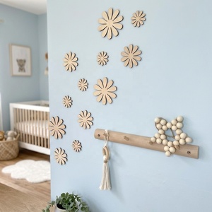 Decorazioni da Parete Nordiche <span class=keywords><strong>per</strong></span> Camerette Bambini, <span class=keywords><strong>Adesivi</strong></span> Murali Autoadesivi con Margherite, Decorazioni <span class=keywords><strong>per</strong></span> Camera da Letto - Product Image 1