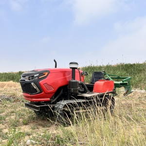 Mini tracteur agricole à chenilles 50 CV Moteur diesel Transmission par engrenages Chenilles en caoutchouc avec rotavator Haute sécurité et productivité - Product Image 6