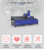 YOUHAOCNC fenêtre en aluminium faisant la Machine 3000MM CNC plaque de forage et fraiseuse pour le métal