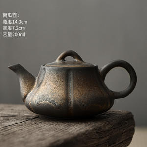 Tetera Japonesa Antigua Hecha a Mano con Dorado, Juego de Té <span class=keywords><strong>Kung</strong></span> <span class=keywords><strong>Fu</strong></span> de Porcelana, Hervidor Individual, Jarra de Mano, Pequeño Dispositivo para Hacer Té - Product Image 6