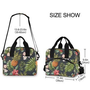 Wholesale Custom Tropical Flower 15L Polyester Insulated Multifunctional Cooler Bag Personalized Design Lunch Bags for Adult - Product Image 3