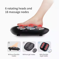 Masseur de pieds Phennitech Shiatsu avec machine électrique chauffante pour pieds et mollets avec pétrissage roulant