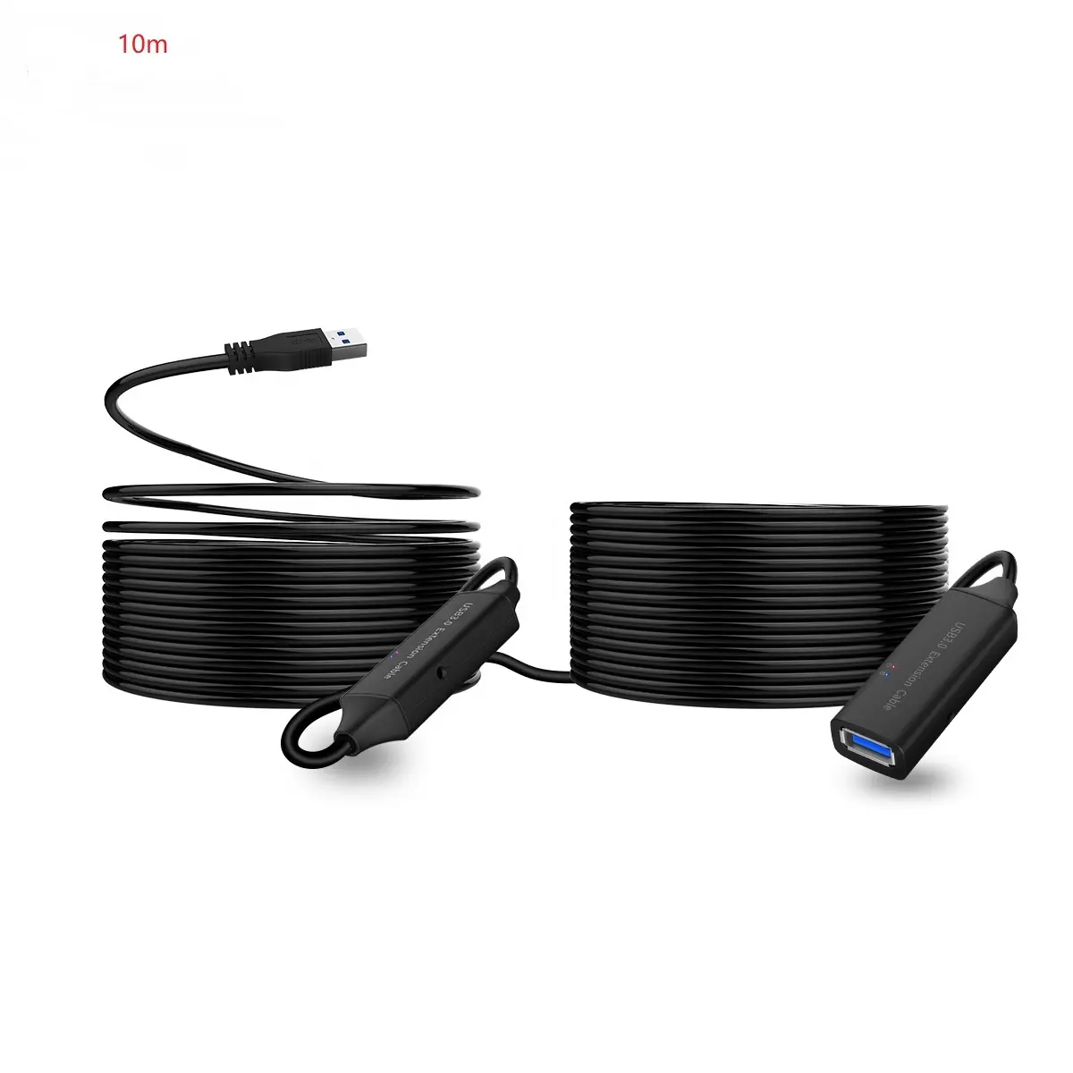10m black usb 3.0 active extension cable with IC RTS5411