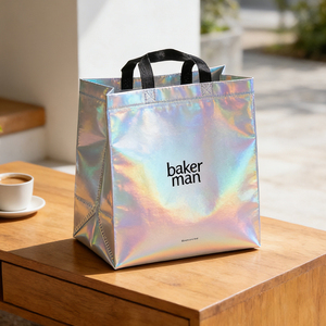 Sac non tissé écologique personnalisé avec logo, réutilisable pour la <span class=keywords><strong>livraison</strong></span> à emporter, sac non tissé pour supermarché et exposition - Product Image 3