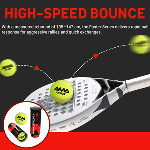 2025 amasport ลูกเทนนิสแพดเดิลขั้นสูงทนทานสำหรับผู้เริ่มต้นฝึกเพิ่มความบันเทิงแบบมีแรงดัน - Product Image 2