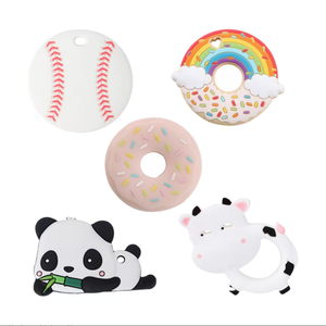 Premium Food Grade Silikon Baby Beiß<span class=keywords><strong>ring</strong></span> Niedlicher tierischer Beiß<span class=keywords><strong>ring</strong></span> für Kleinkinder Sicheres weiches Kinder zahns pielzeug - Product Image 5