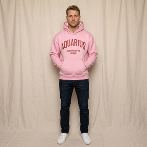 Coton rose personnalisé, coupe oversize, grammage lourd, côtelé serré, taille américaine, hiver, vintage, style urbain, effet vieilli, brodé - Product Image 1