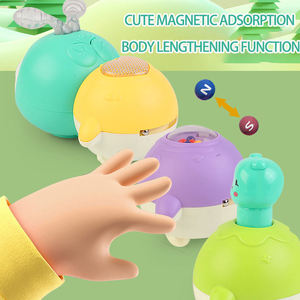 Jouet Éducatif Électrique Universel pour Bébé, en Plastique, en Forme de Chenille Magnétique Démontable, avec Lumières et Musique - Product Image 3