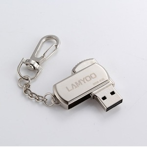 LAMYOO <b>USB</b> Flash Drive S016 Metal <b>2.0</b> Keychain Storage Device - Product Image 4