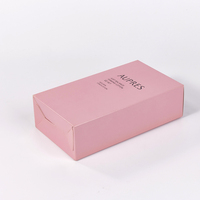 Boîte en carton personnalisée, minimaliste, couleur unie, avec fond auto-verrouillant, pour toner facial et produits de soin de la peau