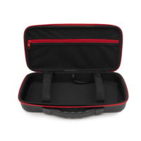 Étui de clavier personnalisé en EVA avec fermeture éclair, coque rigide antichoc, sac de transport pour clavier mécanique 60% 75% TKL 104 touches, logo OEM