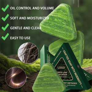 OEM ODM Sieben grüne Zypressen blatt Shampoo Seife Usman Gras Haarpflege Echtes Produkt Anti-Haarausfall Öl Kontrolle Haar wäsche - Product Image 3
