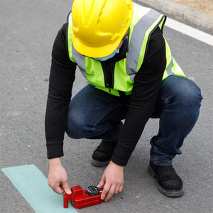 Yol işaretleme hatları boyama kalınlığı ölçüm cihazı taşınabilir yüksek hassasiyetli trafik hatları kaplama kalınlığı testi - Product Image 4