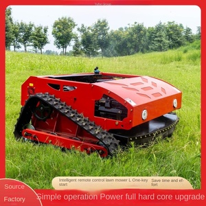 Tondeuse à carburant haute puissance télécommandée, concasseur de foin sur chenilles, fonctionnement à distance de la ferme - Product Image 4
