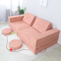 Coussin en mousse CertiPUR-US de haute qualité, salon, 6 pièces, canapé modulaire pour enfants