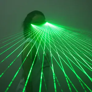 Occhiali laser per feste, occhiali laser luminosi, ricaricabili con  caricabatterie, per party bar, festival di musica elettronica, festival  musicale, viola