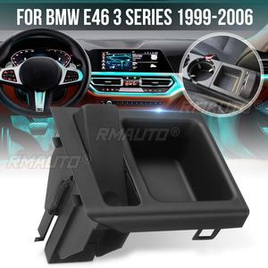 Pour BMW E46 Série 3 1999 2000 2001 2002 2003 2004 2005 2006 51168217957 Boîte de rangement pour console centrale de voiture, boîte à monnaie 51168217953 - Product Image 1