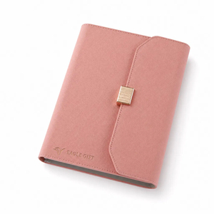 Eagle Gift Pink Imitation Leather Hardcover <b>Planner</b> Organizer Sewing Bound A5 Size Daily Weekly Monthly Agenda Notebook - Product Image 1