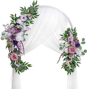 80 + 색상 커튼 무대 축하 생일 사진 아치 드레이프 패브릭 아치 배경 교회 파티 웨딩 장식 - Product Image 5