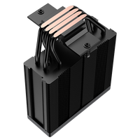 Refroidisseur d'air pour processeur COOLLEO B40 DIG BK ARGB V2, compatible avec les sockets Intel LGA 115X/1200/1700/1851, pour refroidir les ordinateurs de jeu AM4 AM5, TDP 220W