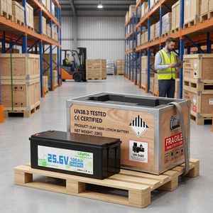 Batterie LiFePO4 domestique la plus vendue pour le stockage d'énergie photovoltaïque en Afrique, 25,6 V 100 Ah 2560 Wh, 6000+ cycles profonds, BMS intelligent, -20~+60°C - Product Image 3
