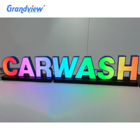 Signe de lettre de canal illuminé par LED acrylique 3D Offre Spéciale pour le logo d'entreprise pour la publicité de bureau et de magasin de fumée