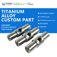 Écrou cylindrique Ti6Al4V GR5 avec trou latéral, axe transversal en alliage de titane pour pièces de mise à niveau de vélos et motos