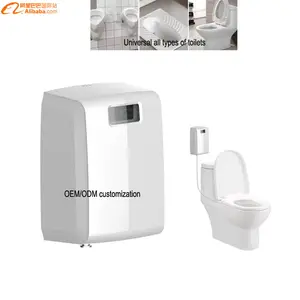 Pembersih mangkuk Toilet dioperasikan baterai kustom Tiongkok 2024 dispenser pembersih Urinal otomatis dengan LCD Digital