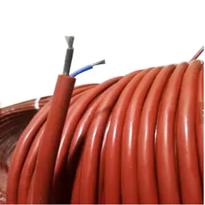 Cabo de fio de silicone personalizável, fio de cabo 2 3 4 núcleos eletrodomésticos cabos de silicone 14 18 20 22 24 awg flexível cobre 300v