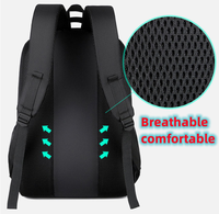 Kişiselleştirilmiş Yeni Moda Çok Fonksiyonlu Su Geçirmez Polyester Astarlı Laptop Sırt Çantaları Fermuarlı Hırsızlığa Karşı Özel Logolu Çocuklar İçin